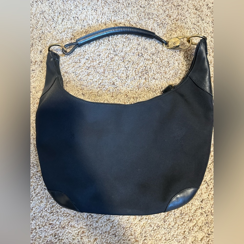 GUCCI Shoulder Bag Nylon BLK 001 4157 002058